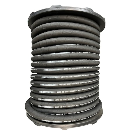 Hydrauli-Flex 3/4" SAE 100-R17 SN 2-WIRE MSHA HYDRAULIC HOSE 164' COIL JR17-12-COIL